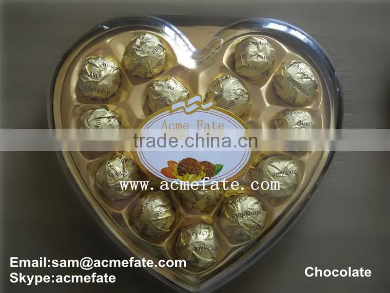 HACCP & ISO hot sell sweet compound gift chocolate food