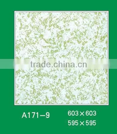 Gypsum ceiling tiles in ceiling tiles