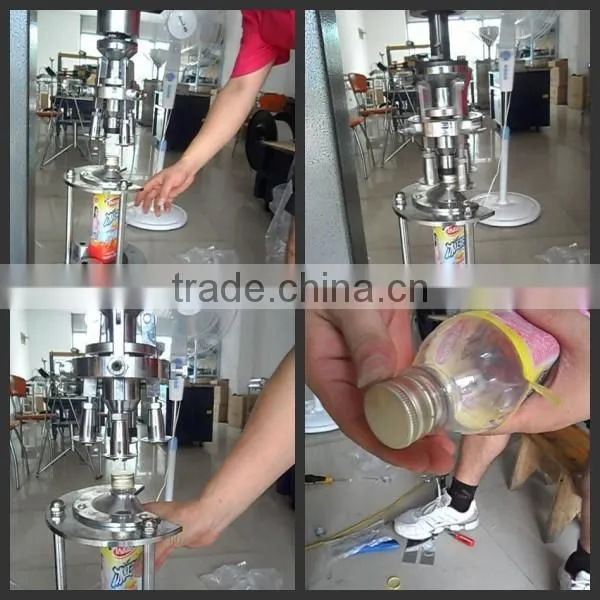 220v plastic & aluminum capper machine manual jar capper
