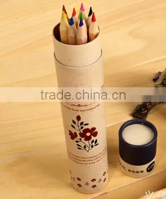 OEM hot sale natural color pencil,natural wood colored pencils