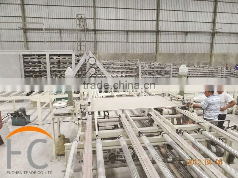 ISO gypsum board production line
