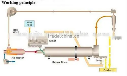 Roller dryer and drying process and tumble dry and belt dryer