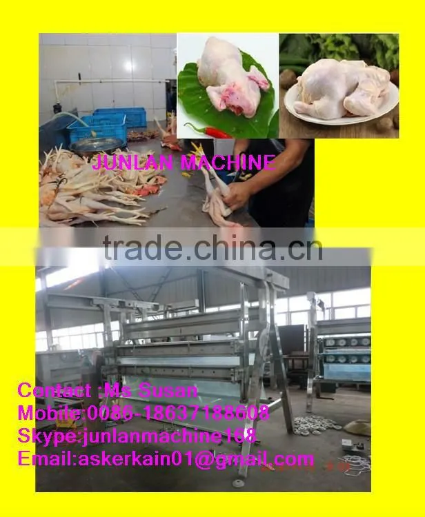 quail plucker for poultry processing machine