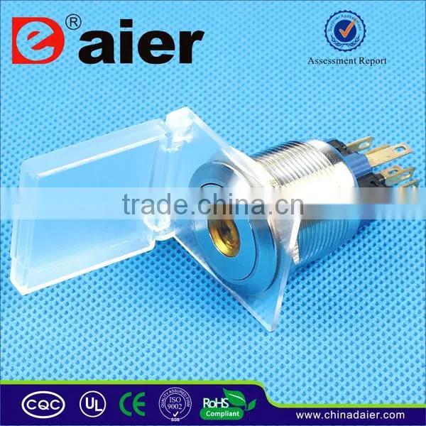 Daier Export 22mm Illuminated Pushbutton Switch, Anti Vandal Push Button Switch, Stainless Steel Pushbutton Switch waterproof