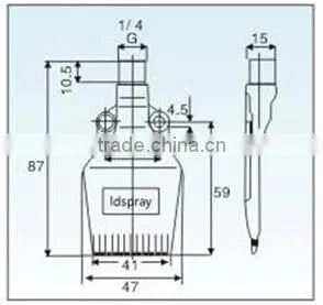 WJ003 air blower nozzle