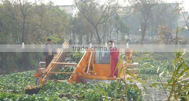 Aquatic weed harvester/Garbage salvage ship/ lake automatic cleaning machine