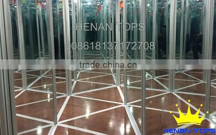 Children Play Amusement Park Project Game Machine Mirror Maze