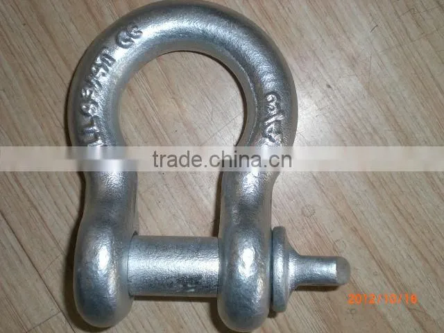 Carbon steel screw pin u.s.dee shackle