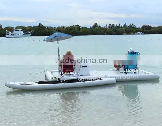 High Quality DWF Inflatable Floating Water Tumble Track Mat for Sale
