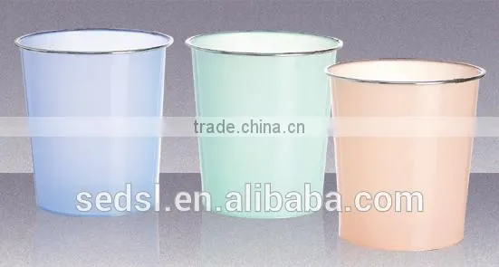 PP material Home use colorful plastic trash can
