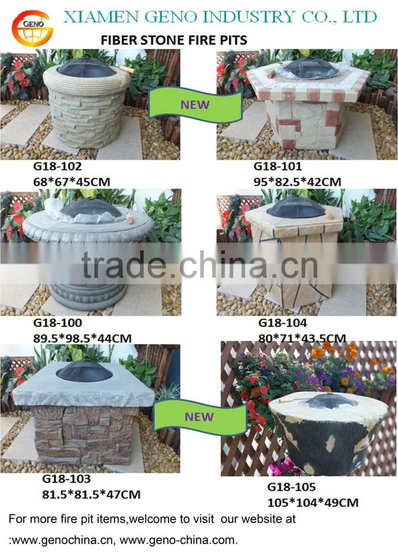 Wonderful warming garden clay fire pit