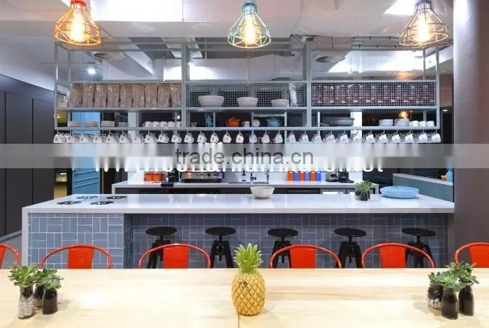 Interior design custom sized built small cafe bar