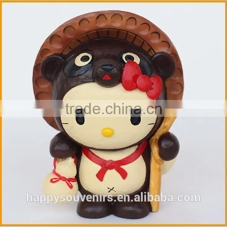 Lovely cheap resin cow piggy coin bank for kids