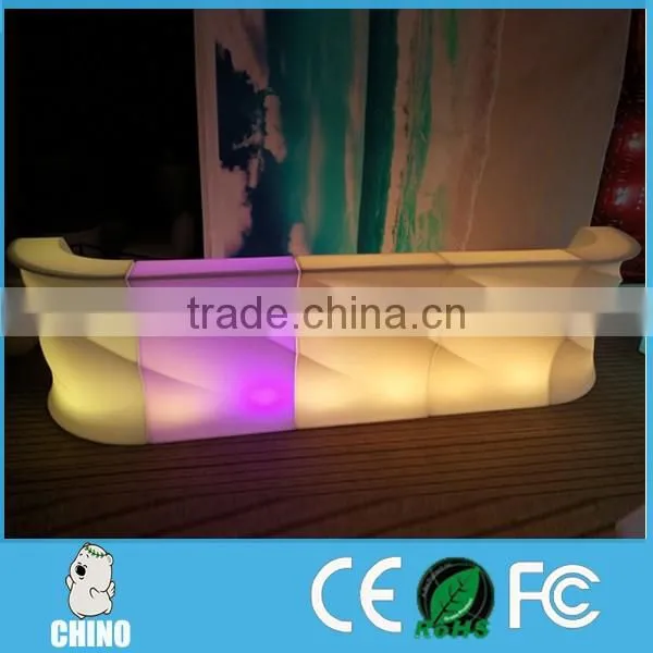 2016 Hot selling Bar Counter LED Banquet Bar Table