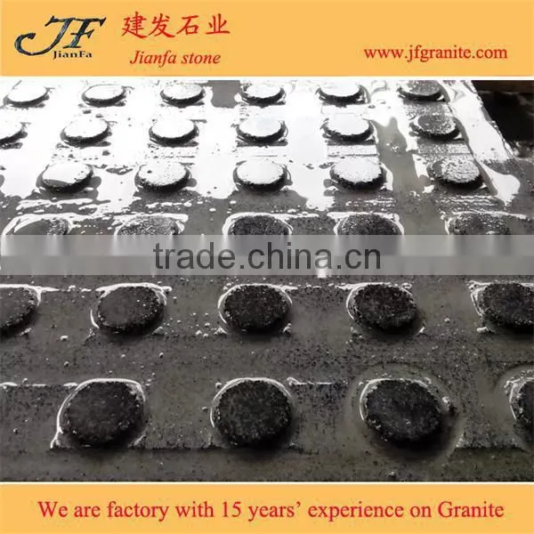 G654 Padang dark granite blind paving stone