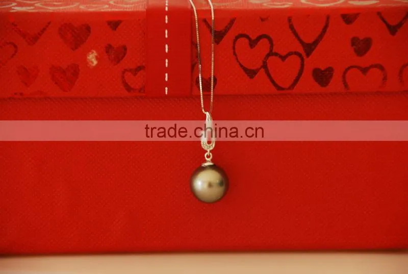 simple 9-10mm TahitIan pearl pendant designs