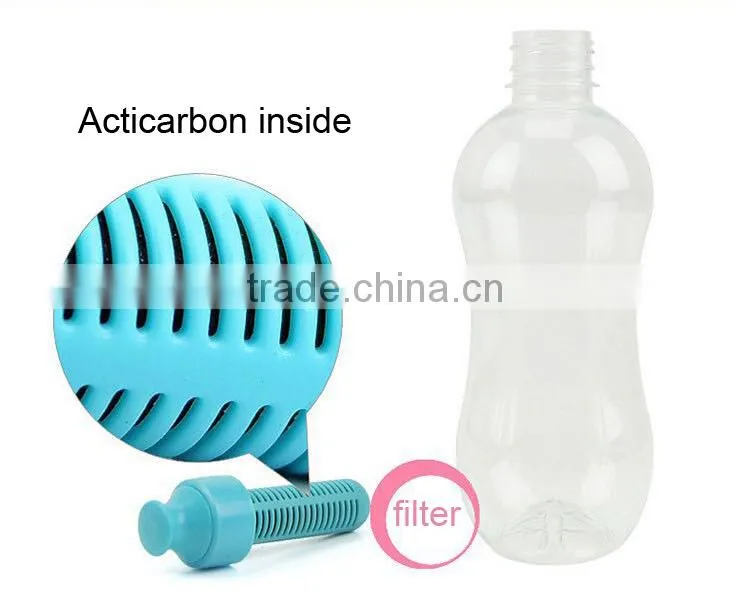 Hot portable outdoor activated carbon sport water bottle
