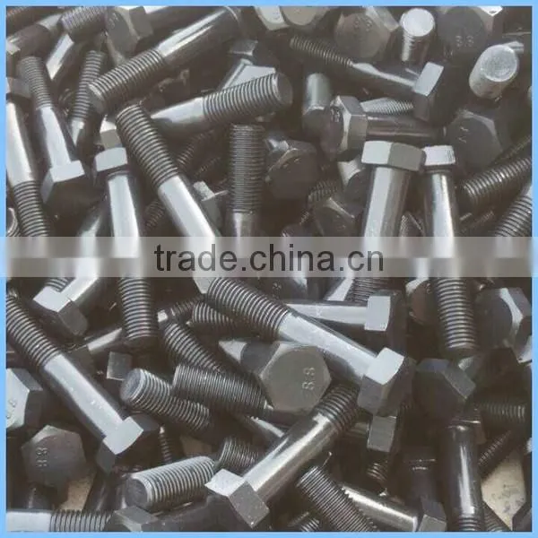 Hot sale DIN 933/931Black Bolt Guangzhou Supplier For Furniture