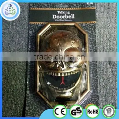 Wholesale plastic terrorist halloween decorative skull head