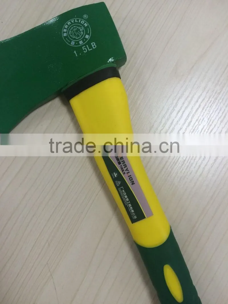 1.5LB axe fiberglass handle hatchet with high quality