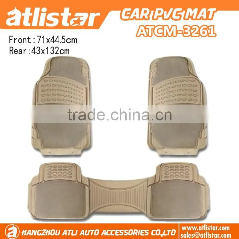 Universal Fit 3pcs Full Set Heavy Duty Rubber Floor Car Mats