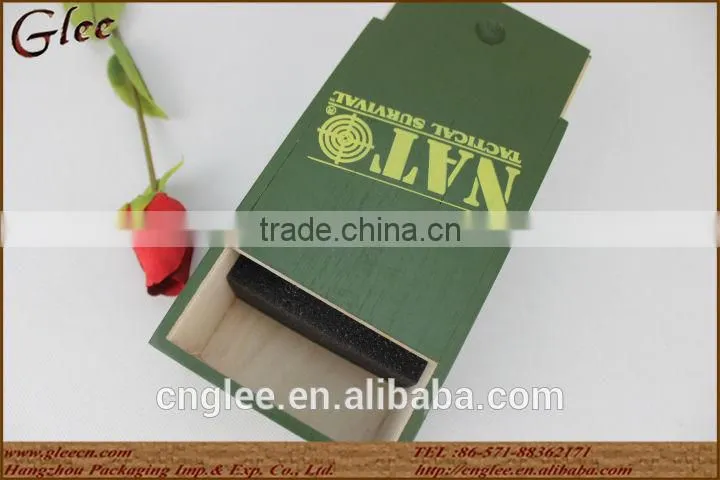 Elegant hot sale wooden watch packaging gift box