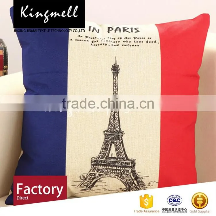 Custom digital printed sofa pillows and cushion back cushion