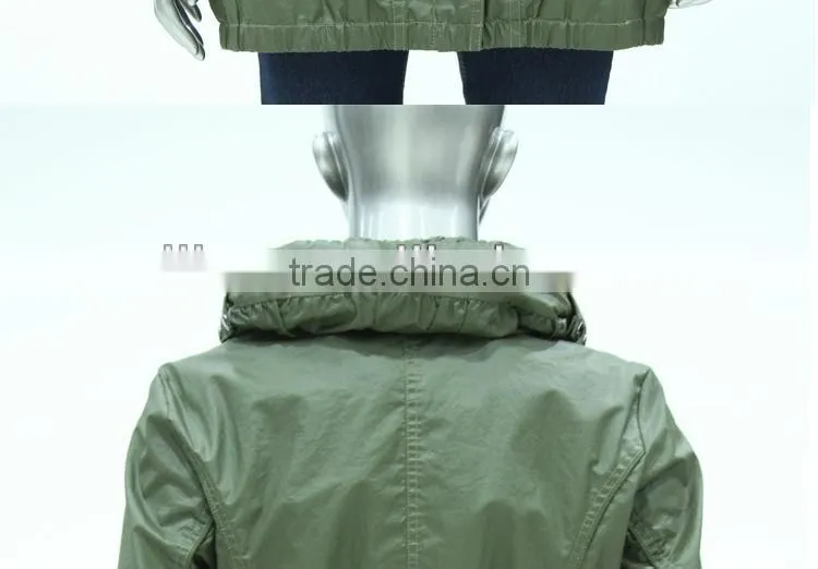 ALIKE 2014 100% cotton quilted jacket for women