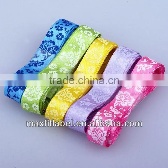2016 high quality customized all kinds of satin ribbons for packaging