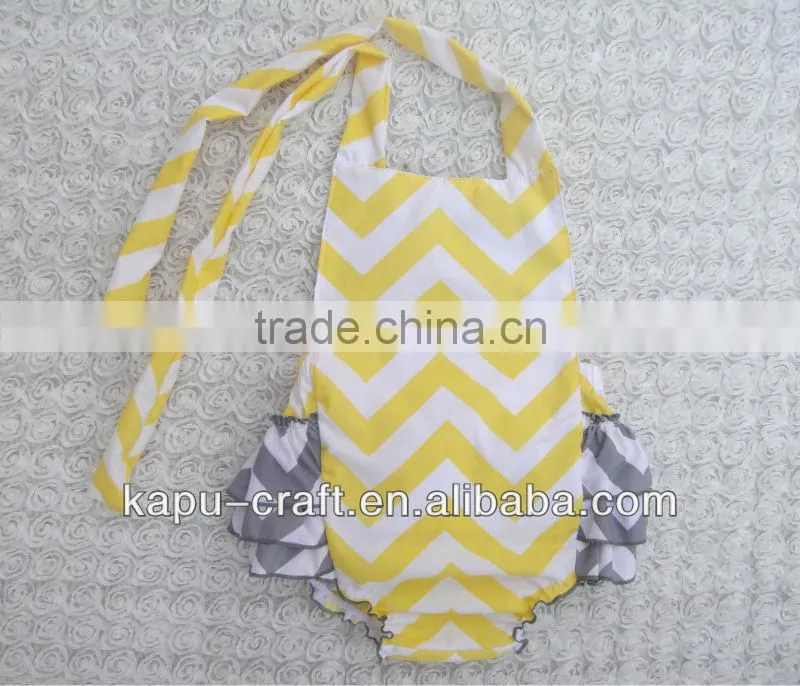 Cute infant chevron baby garment blank infant rompers