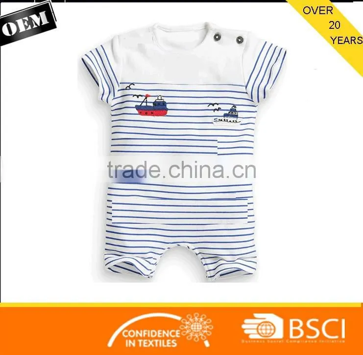 New design Baby Romper With Custom Logo Pattern Printing with high quality