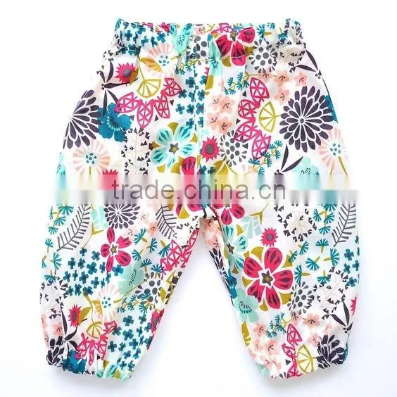 Wholesale baby ruffle bloomers ruffle leggings for kids ruffle icing pants