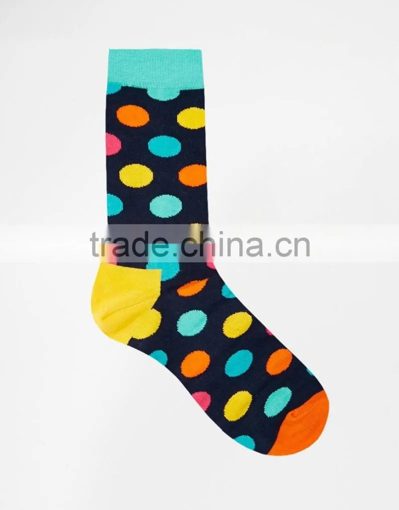 mens cotton socks,blue and pink socks for men,sublimation printing cotton socks