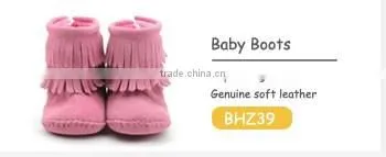 Baby leather Comfortable shoe factory price baby moccasins