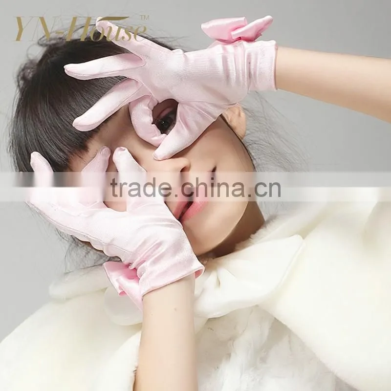 ivory wedding gloves