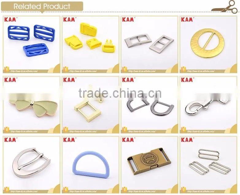 New Lemon Gold Underwear Accessory Custom Logo Metal Square Bra Buckle