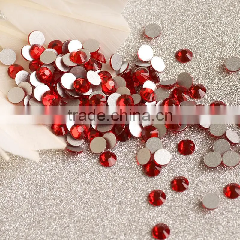 light siam crystal fancy stones diamond drill flat back rhinestones