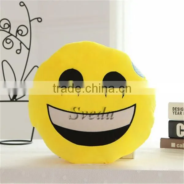 Funny Soft plush Emoji pillow Wholesale stuffed toys Cute Emoticon Pillows