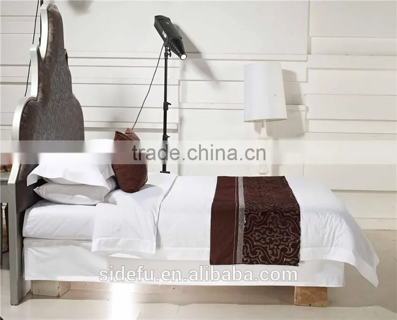 China Manufactural Cheap White 100% Cotton Bed Sheets