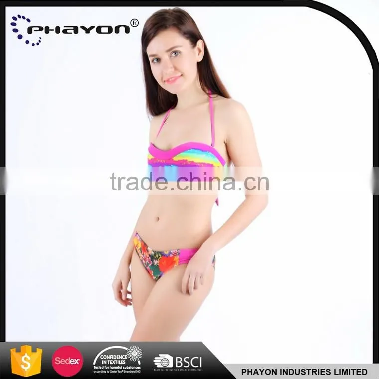 < OEM> China manufacturer new fashion design Your Own Digitally Sublimated Swimwear Bikini