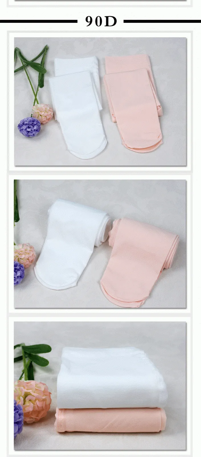 Full Footed 80D 90D Kids Stockings Pantyhose Wholesale Ballet Tights
