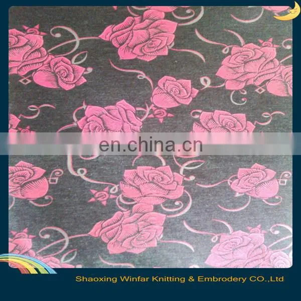 poly rayon spun printed ponte roma knitting fabric polyester Jersey for garment