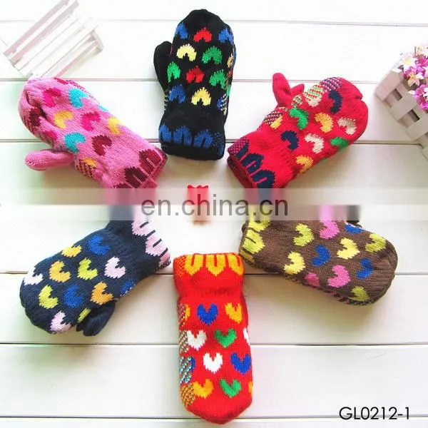 Cotton Glove Winter Ladies Girls Knitted Winter Glove Keep Your Hands Warm