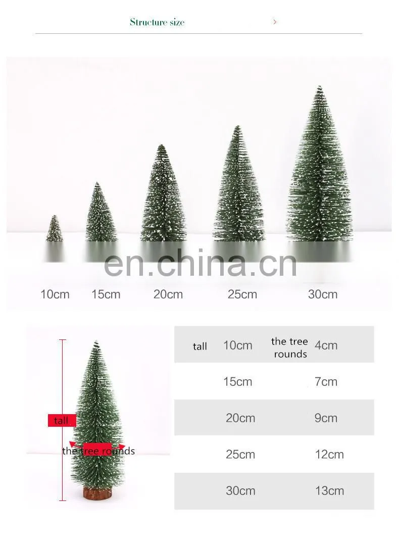 Home Party Snowflakes Mini Artificial Christmas Tree
