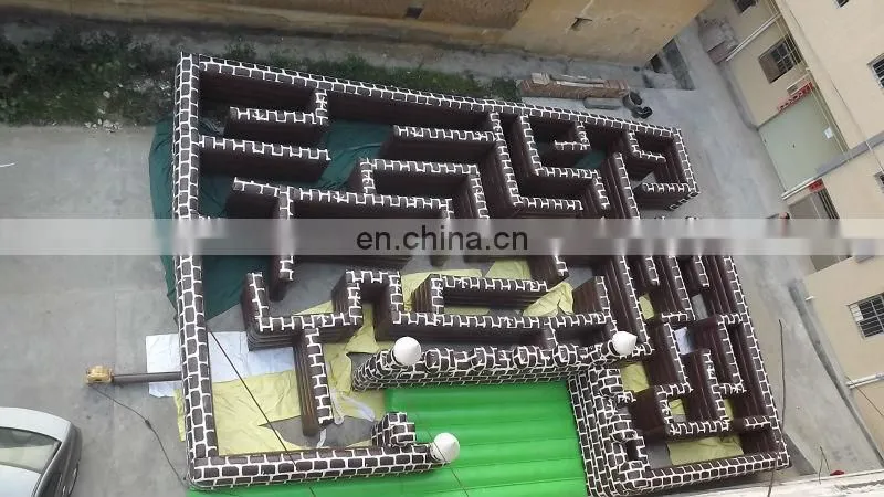 commercial outdoor inflatable maze for sale with EN14960 ,SGS,CE,UL certification