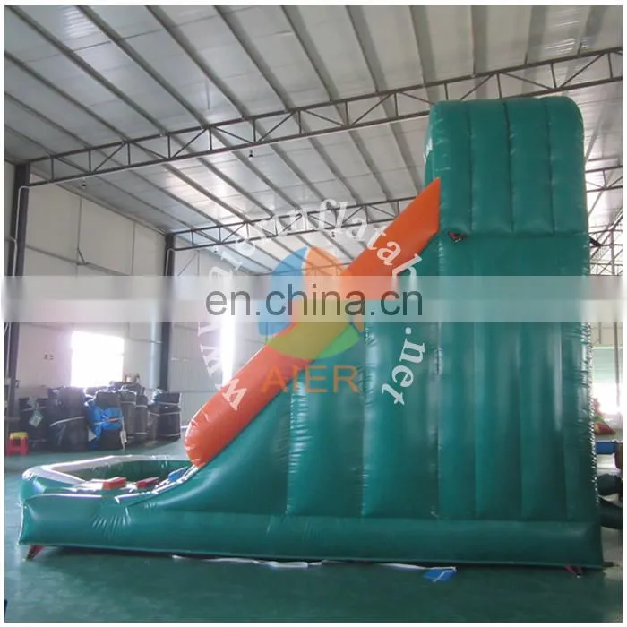 Excellent quality inflatable slide cheap mini green water slide inflatable
