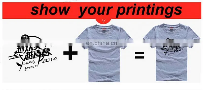 Small order accept 100% cotton big EU/US size custom t-shirt printing