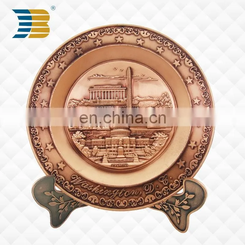 High quality custom design 24k gold metal trophy