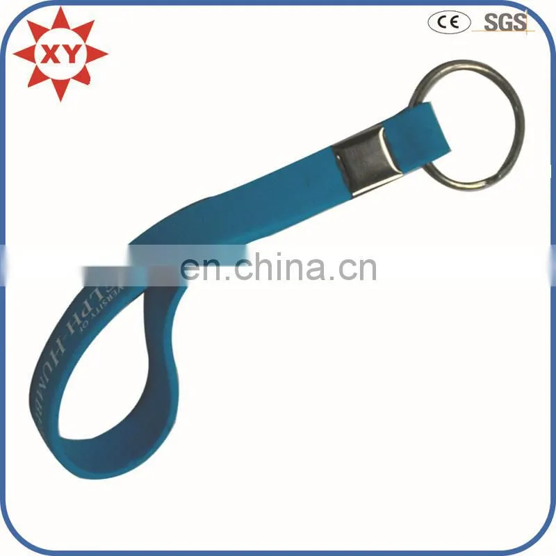 China factory cheap sale soft pvc keychain with lanyard