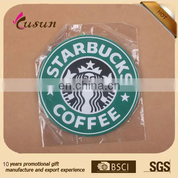 Promotional Hot Selling Custom Cheap Colorful Round Rubber Coasters
